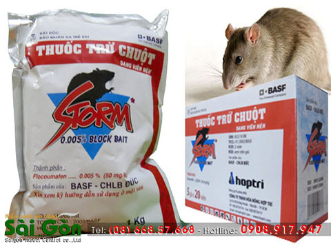 Thuốc diệt chuột không độc hại cho môi trường